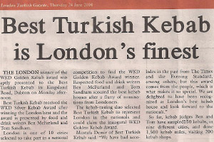Best Turkish Kebab London s finest